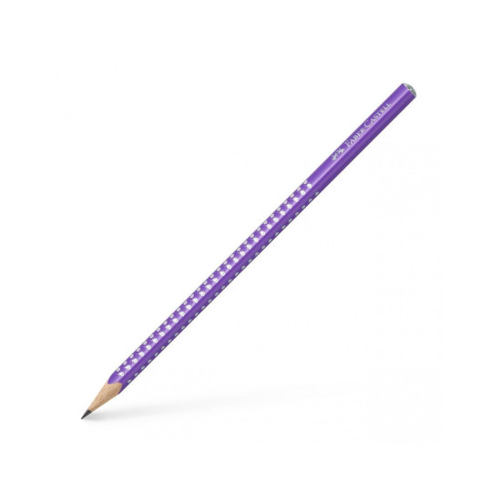Μολύβι Faber Castell grip sparkle lilac