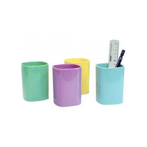 Μολυβοθήκη ποτήρι Arda (4 παστέλ χρώματα)