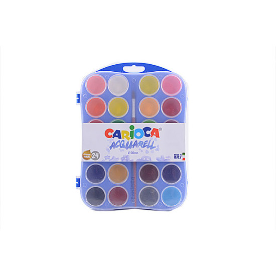 Νερομπογιές CARIOCA 24 χρώματα Νερομπογιές CARIOCA 24 χρώματα