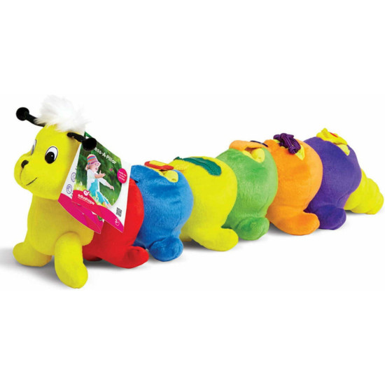 Edushape Πολύχρωμη Κάμπια Dress-A-Pillar