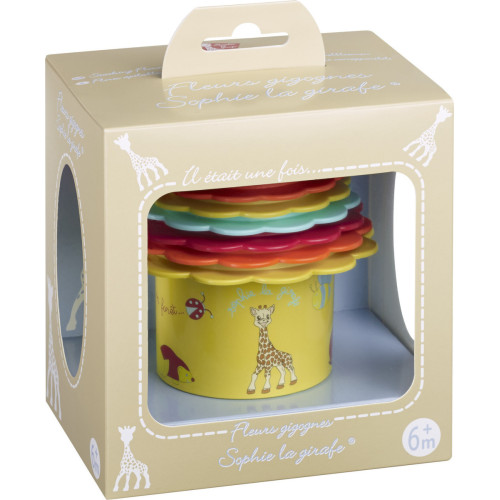 Πυραμίδα Στοίβαξης Sophie The Giraffe Λουλούδια 6+ Μηνών
