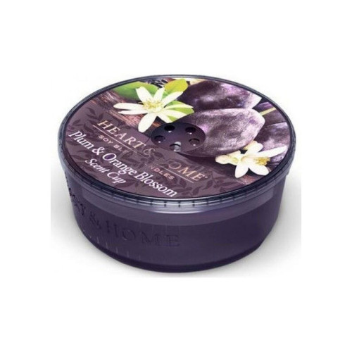 Heart & Home Αρωματικό Κερί Κυπελλάκι Δαμάσκηνο Και Άνθος Πορτοκαλιάς