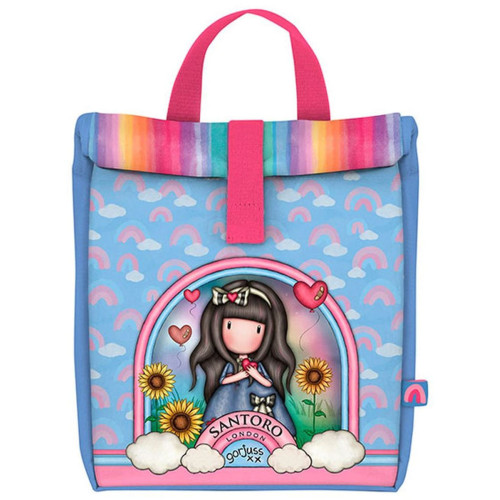 Santoro Be Kind To Yourself Τσαντάκι Φαγητού Χειρός Γαλάζιο